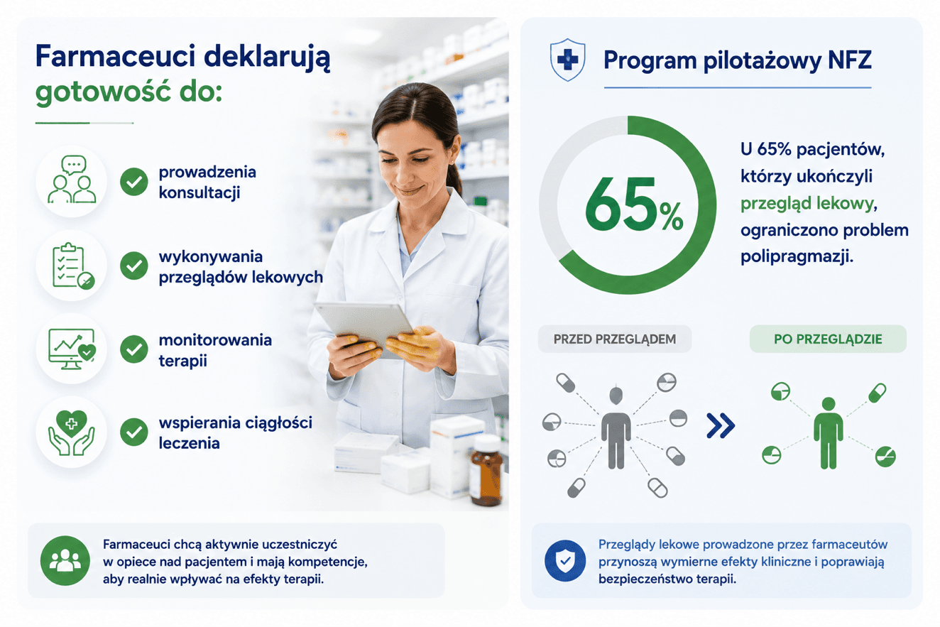 Farmaceuta i przegląd lekowy w opiece nad pacjentem
